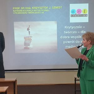 Wykład prof. dr hab. Krzysztofa J. Szmidta - kliknij, aby powiększyć