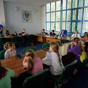 Wizyta uczniów z SP w Liszynie